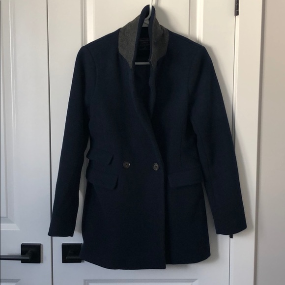 Abercrombie & Fitch Navy Wool Blazer Sz XS - Picture 5 of 9